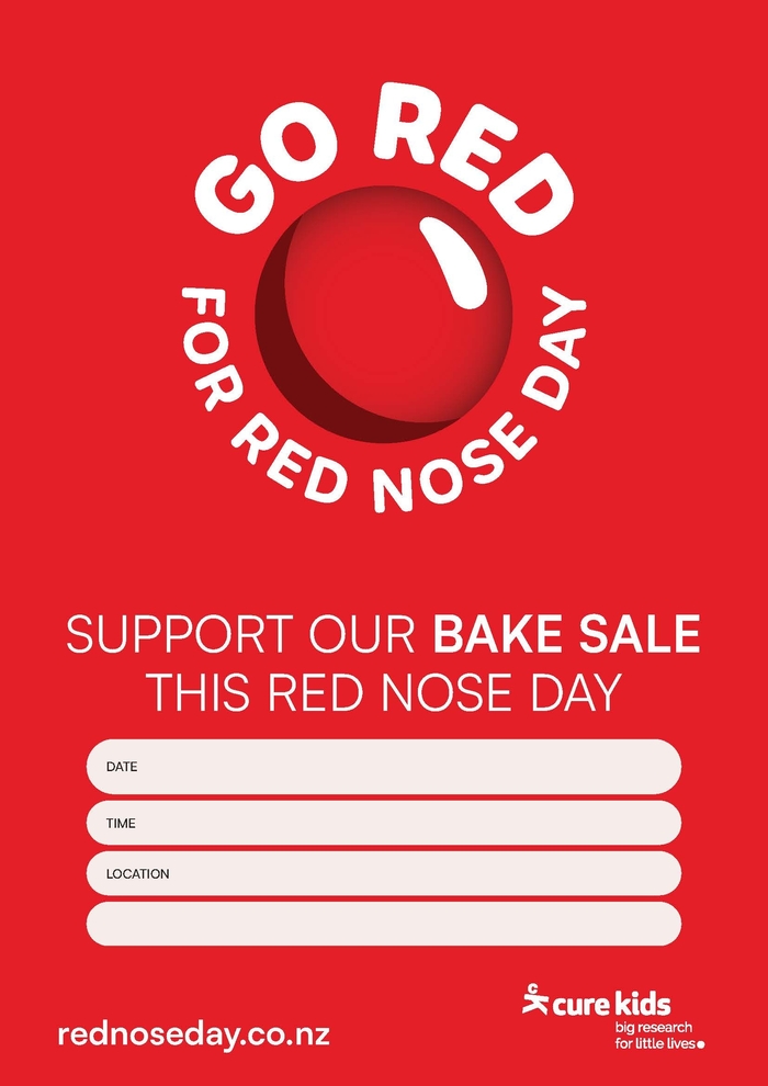 Support our Bake Sale Poster